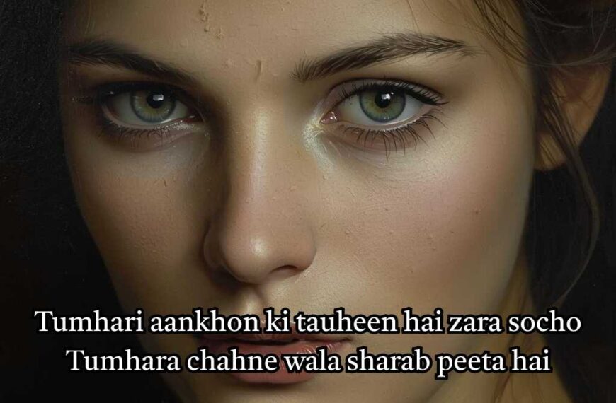 Best 2 Line Lovely Shayari on Eyes