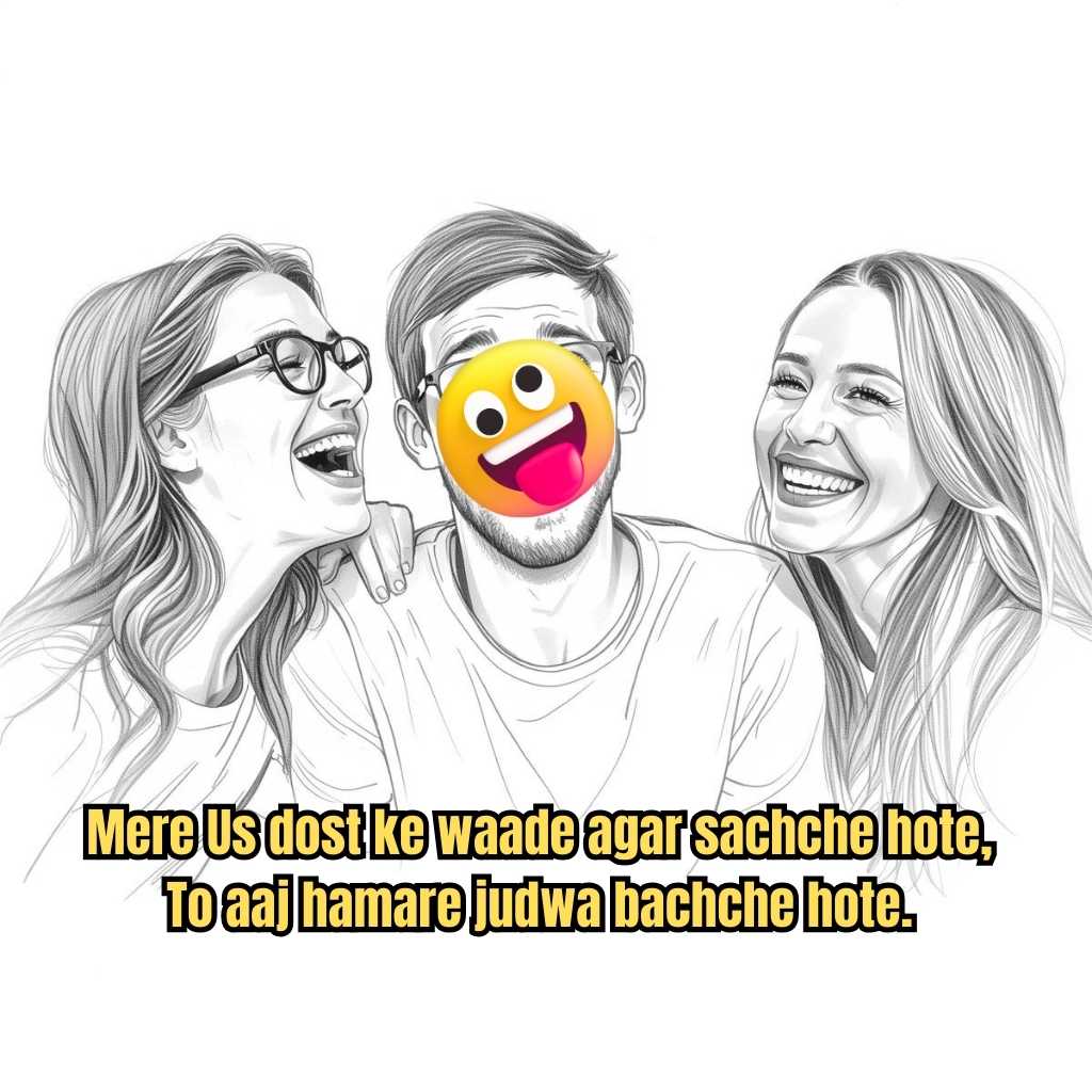 Funny Friendship Shayari in English to Copy Paste