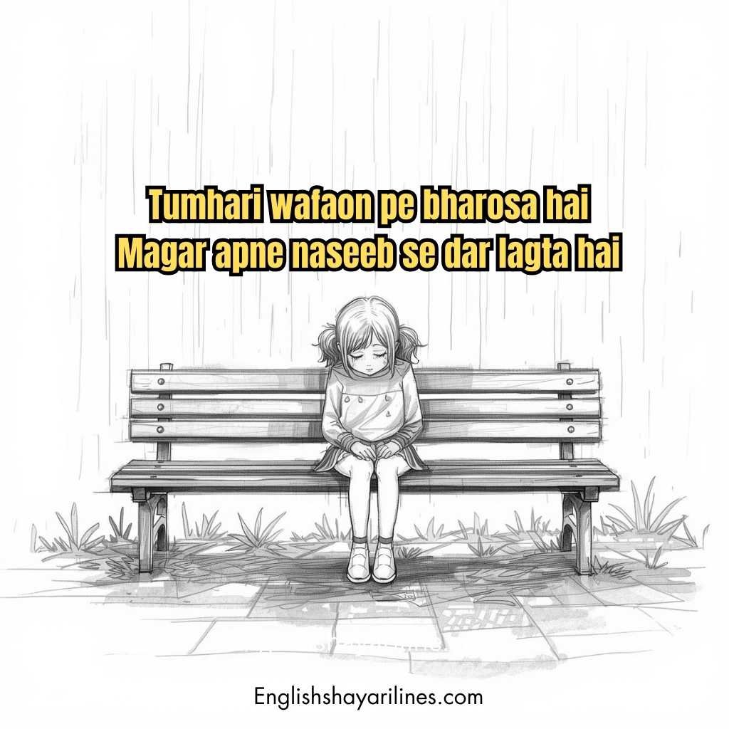 Heart Touching Alone Sad Shayari for Girls